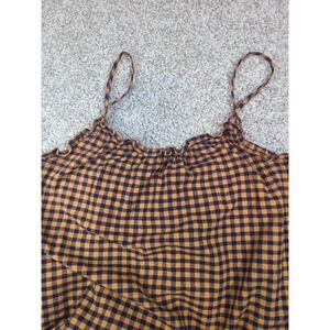 Zara Girls Checkered Sleeveless Sundress Fall Autumn Vibes 11/12 years